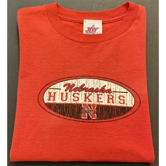 Vintage 90s University Of Nebraska Cornhuskers LS Men's T-Shirt - Picture 11 of 11